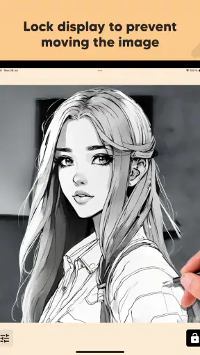Lightbox draw - tracing paper screenshot