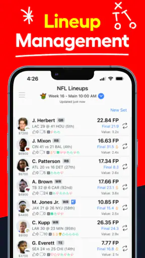 LineStar DFS & Props Optimizer screenshot