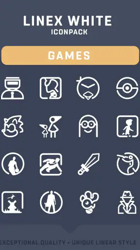 LineX White Icon Pack screenshot