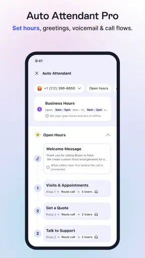 Linked Phone Business Number screenshot