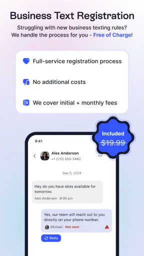 Linked Phone Business Number screenshot