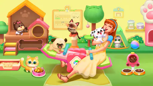 Little Panda's Girls Town screenshot