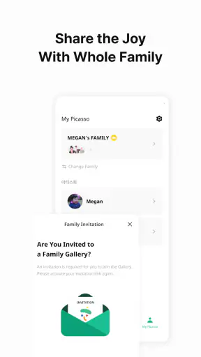 LittlePicasso Kids art storage screenshot