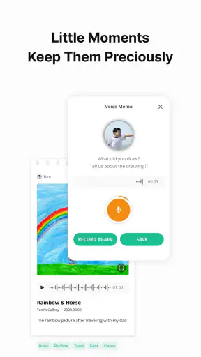 LittlePicasso Kids art storage screenshot