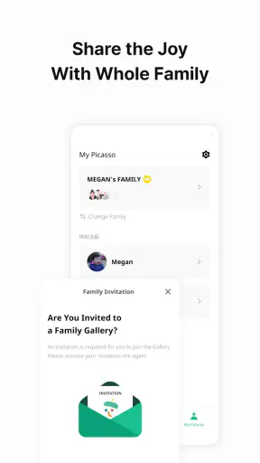LittlePicasso Kids art storage screenshot