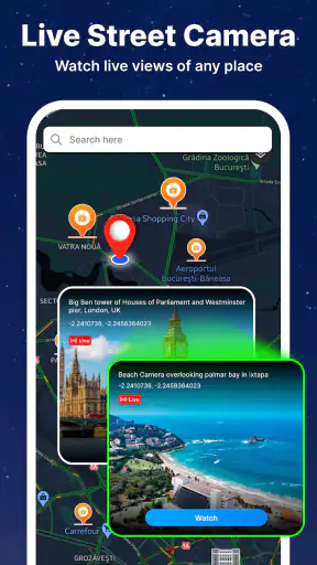 Live Earth Map-Gps Satellite screenshot