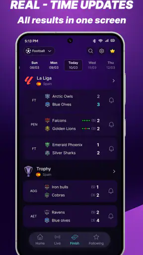 Live Football Scores & Stats screenshot