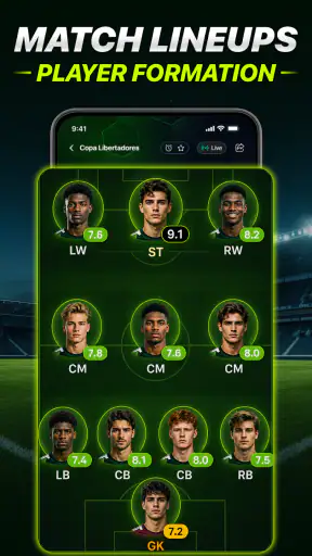 Football Live Scores: AI Stats screenshot
