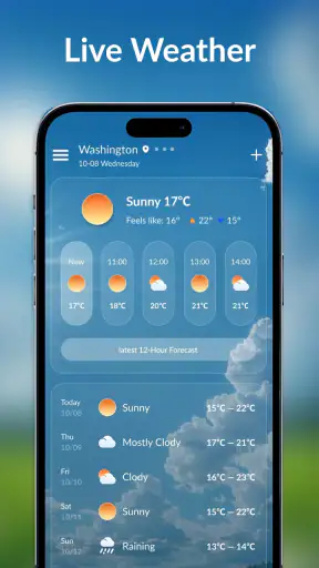 Live Weather: Real & Forecast screenshot