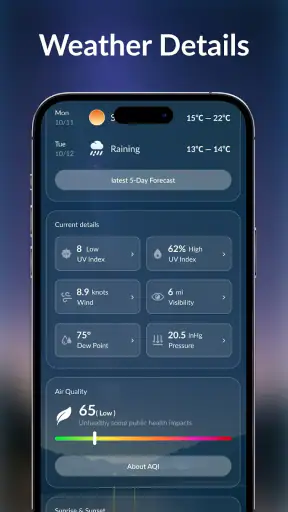 Live Weather: Real & Forecast screenshot