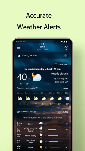 Local Weather Forecast - Radar screenshot