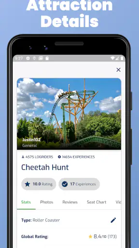 LogRide - Theme Park Database screenshot