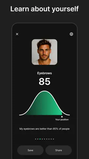 Looksmaxxing AI - Face Card screenshot