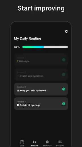 Looksmaxxing AI - Face Card screenshot