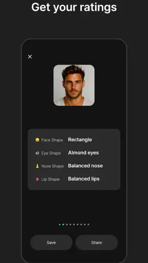 Looksmaxxing AI - Face Card screenshot