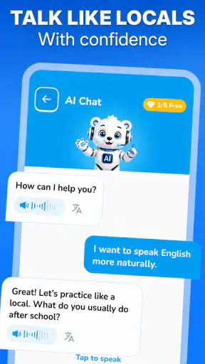Lurnia: Learn Language with AI screenshot