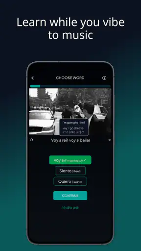 LyricFluent: Learn Spanish screenshot