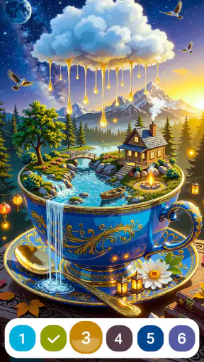 Magic Fantasy Paint by Numbers screenshot