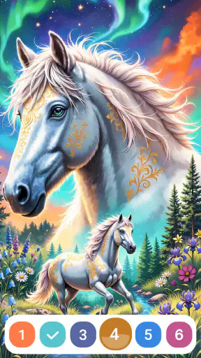 Magic Fantasy Paint by Numbers screenshot