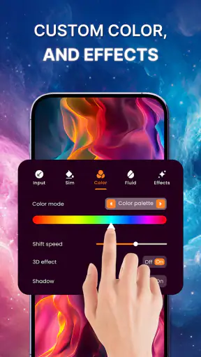 Magic Fluid: Live 4D wallpaper screenshot