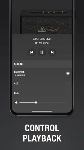 Marshall Bluetooth screenshot