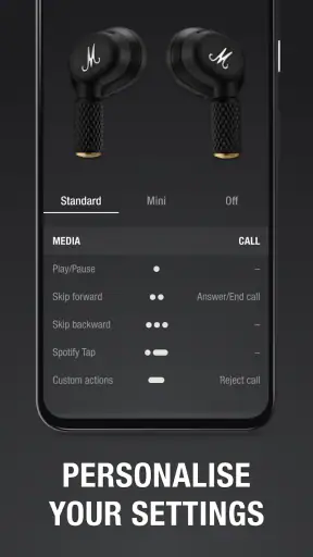 Marshall Bluetooth screenshot