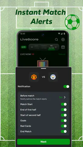 MatchLive: Live Soccer Scores screenshot