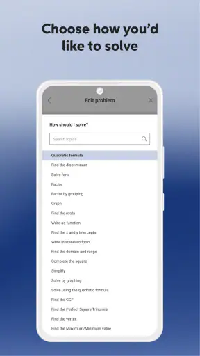 Mathway: Scan & Solve Problems screenshot