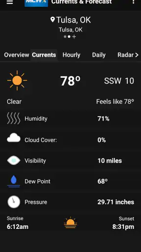MCWX screenshot