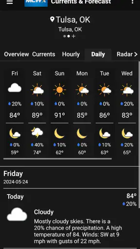 MCWX screenshot