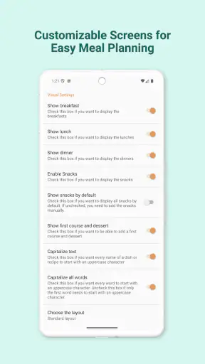 Meal Planner & Grocery List screenshot