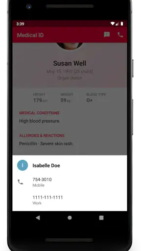 Medical ID (premium) screenshot