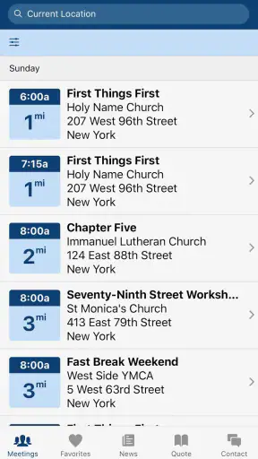 Meeting Guide screenshot