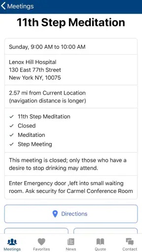 Meeting Guide screenshot