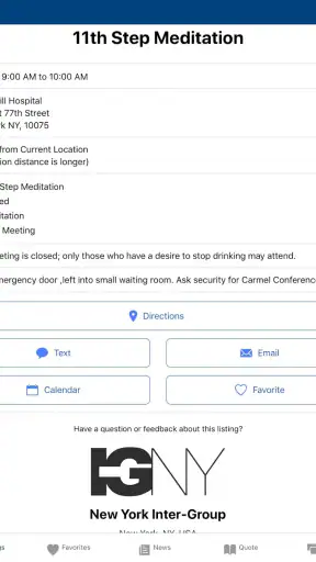 Meeting Guide screenshot