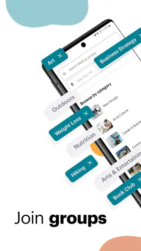 Meetup: Social Events & Groups screenshot