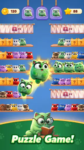 Meow Sort-Color Puzzle Master screenshot