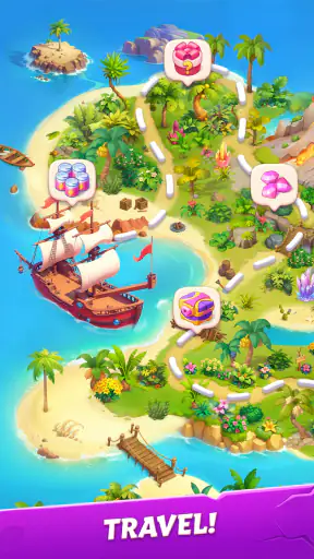 Merge Adventure: Travel Games screenshot