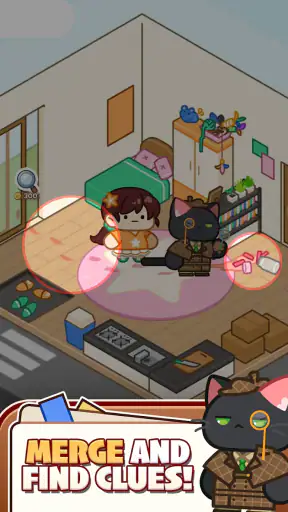 Merge Cat Detective screenshot