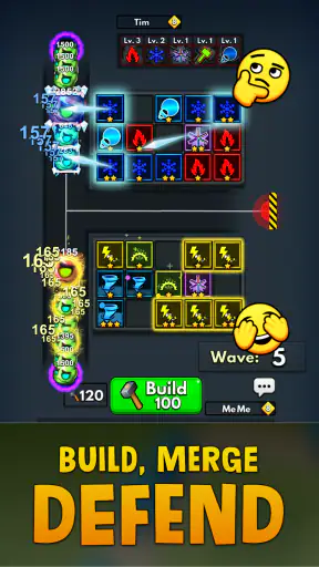 Merge Clash: Tower Defense TD screenshot