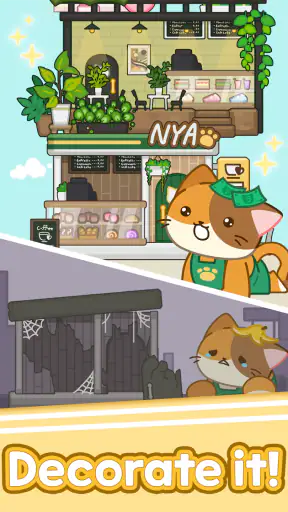 Merge Cat Cafe : Coffee cat screenshot