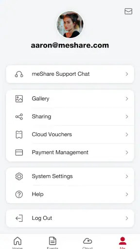 meShare screenshot