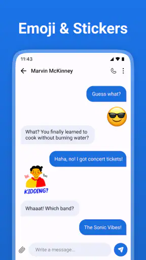 Messages screenshot