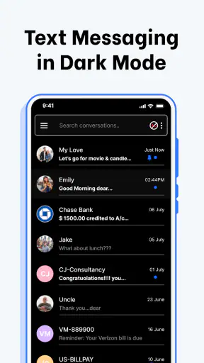 Messages: SMS, Messenger Home screenshot