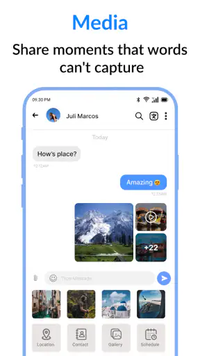 Messages : SMS & Private Chat screenshot