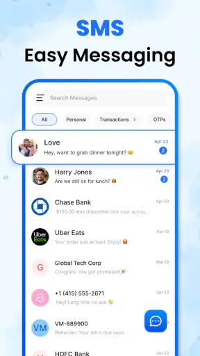 Messages SMS Text Home screenshot