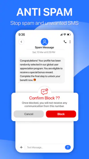 Messages - SMS, Text, Launcher screenshot