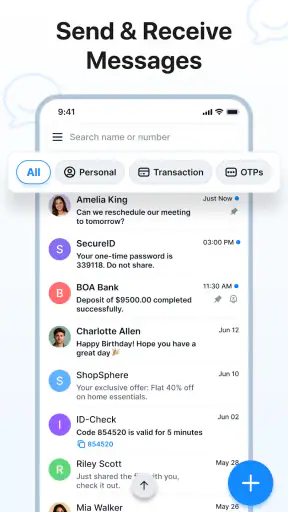 Messages: SMS & Text Messaging screenshot