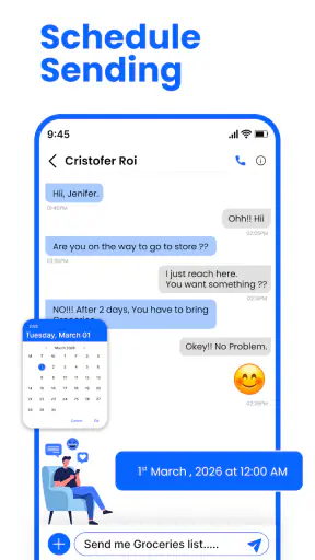 Messenger: SMS Home Launcher screenshot