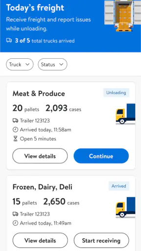 MyWalmart screenshot